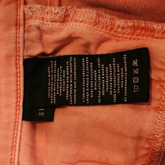 J Brand pink jeans skinny size 31 - Picture 3 of 5